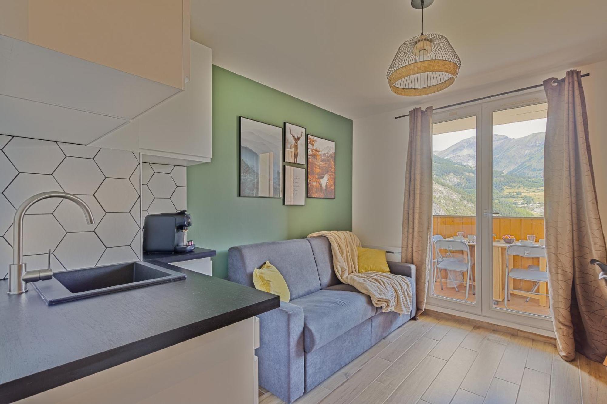Studio De Charme Avec Vue Sur Le Val D'Allos, Parking Et Wifi Gratuit Buitenkant foto